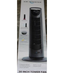 Air Monster 30 Inch 3 Speed Oscillating Tower Fan. 1500 Units. EXW Los Angeles